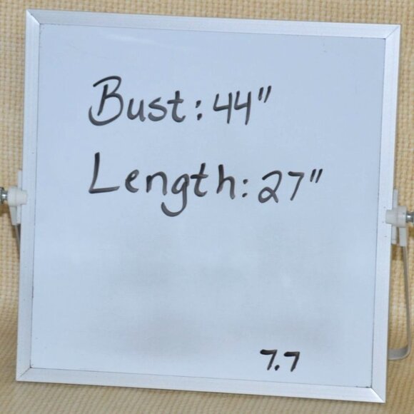 Vintage JC Penney Big Mac Blue Chambray Shirt Ladies M 70s Floral Trim Granny - Picture 12 of 12